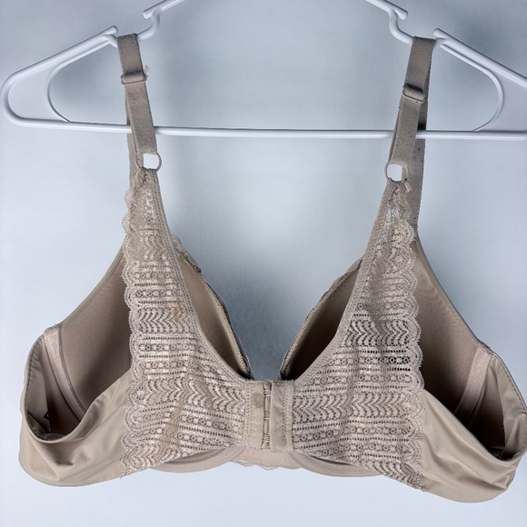 Maidenform Comfort Devotion Bras 40 B Black and Tan - Picture 8 of 10